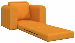 vidaXL Κρεβάτι καναπές Σκούρο κίτρινο 98 x 71 x 83 εκ. ύφασμα