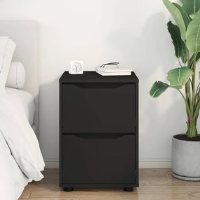 vidaXL Ντουλάπι αποθήκευσης Μαύρο 40 x 48 x 57 εκ Επεξεργασμένο ξύλο