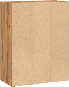 vidaXL Βιβλιοθήκη Αρτισιανή Δρυς 60x30x77 εκ. από Επεξεργασμένο Ξύλο