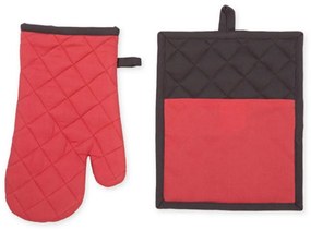 Πιάστρα Perfetto Με Γάντι (Σετ 2τμχ) Coral Nef-Nef 20x25cm Cotton-Polyester