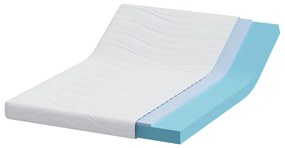 vidaXL Στρώμα Λευκό 140 x 190 cm Τζελ Μνήμης Φόρμα