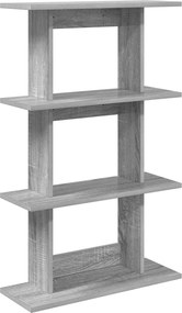vidaXL Ράφι Τοίχου Γκρι Sonoma 56 x 20 x 90 εκ
