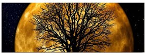 Πίνακας Καμβάς Με Φως Led 254LED3269 90x30cm Multi Wallity Οριζόντιοι Wood, Canvas