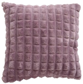 Διακοσμητικό Μαξιλάρι Fleece 40x40εκ. Throws 1358 Dusty Μωβ Das Home