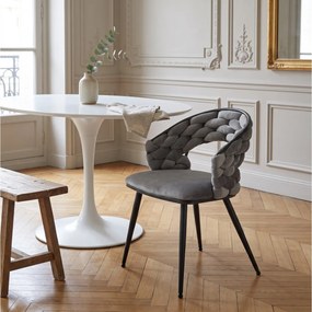ΚΑΡΈΚΛΕΣ &amp; ΠΟΛΥΘΡΌΝΕΣ SAWYER CHAIR GREY A1 HD0360