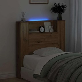 vidaXL Κεφαλάρι Artisan Oak 100 x 15 x 103,5 εκ. Επεξεργασμένο ξύλο