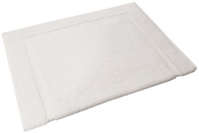 Ξενοδοχειακό Ταπέτο Μπάνιου PLAIN Line WHITE Cotton 100% 700gr 50x70