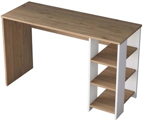 Γραφείο 893RAN2713 120x45x73,8cm White-Walnut