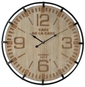 Ρολόι Τοίχου Μεταλλικό-Ξύλινο ARTELIBRE 65x4εκ. 14650040