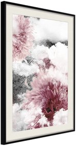 Αφίσα - Flowers in the Sky - 20x30 - Μαύρο - Με πασπαρτού