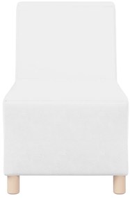 vidaXL Καναπέδες 2 pcs Λευκό 55 x 74 x 82 εκ. Τεχνητό δέρμα