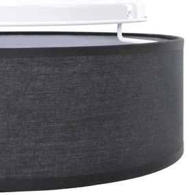 vidaXL Λάμπα Οροφής Μαύρο 30 x 13.5 εκ. ύφασμα