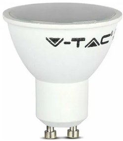 V-TAC Σποτ LED GU10 SMD 4.5W 230V 100° 400lm IP20 Milky Cover Ψυχρό Λευκό 211687