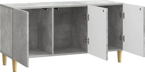 VidaXL Ντουλάπι TV 99 x 34,5 x 50 εκ. Γκρι Σκυροδέματος