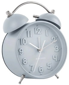 Επιτραπέζιο Ρολόι - Ξυπνητήρι KA5784LB Iconic Light Blue Karlsson Metal
