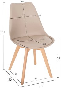 ΚΑΡΕΚΛΑ LORA 47X56.6X82CM ΚΑΠΟΥΤΣΙΝΟ ΜΕ ΞΥΛΙΝΑ ΠΟΔΙΑ ΚΑΙ ΜΑΞΙΛΑΡΙ