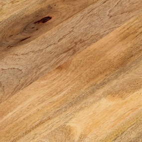 vidaXL Επιφάνεια Τραπεζιού Οβάλ 110x50x2,5 εκ. Μασίφ Ξύλο Μάνγκο