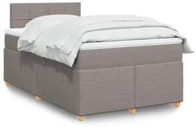 ΚΡΕΒΑΤΙ BOXSPRING ΜΕ ΣΤΡΩΜΑ TAUPE 120X190 ΕΚ. ΥΦΑΣΜΑΤΙΝΟ 3288923