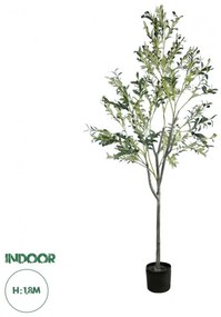 Artificial Garden OLIVE TREE 20054 Τεχνητό Διακοσμητικό Φυτό Ελιά Υ180cm  Globostar 20054 Πράσινο