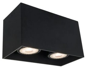 2/φωτη Πλαφονιέρα Mαύρη Dice - 4279801 - 21W - 50W - 4279801