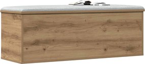 vidaXL Κουτί αποθήκευσης Artisan Oak 102 x 35 x 35 cm