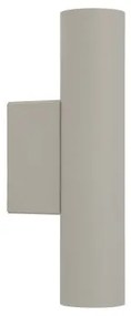 Απλίκα Φωτιστικό Τοίχου 2xGU10 10W IP20 Fourty Wall Nowodvorski-10890-Γκρι 10890