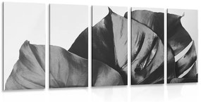 Εικόνα 5 τμημάτων ασπρόμαυρο φύλλο μοναστηριού - 100x50
