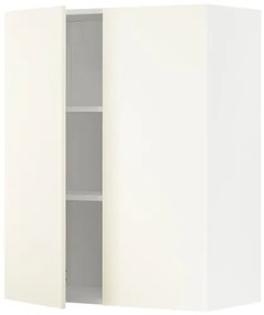 METOD ντουλάπι τοίχου με ράφια/2 πόρτες, 80x100 cm 195.072.64
