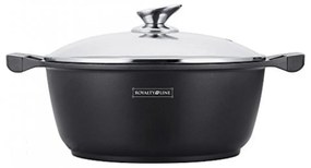 Κατσαρόλα Royalty Line Με Γυάλινο Καπάκι Φ30cm RL-BS30M