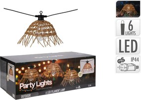 PARTY LIGHTS PARTY LIGHTS 6 LAMPS PE RATTAN LE2100380