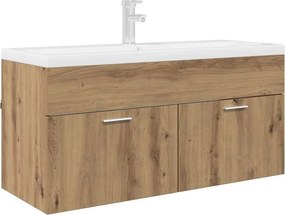 vidaXL Ντουλάπι νιπτήρα Artisan Oak Επεξεργασμένο ξύλο