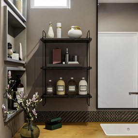 Wall Shelf Pulalis - Black Marble Black
Marble