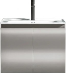 Martin Hera HDPE 60 Light Grey - Αδιάβροχος Πάγκος με Νιπτήρα 60x50
