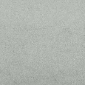 vidaXL Παγκάκι με Πλάτη Ανοιχτό Γκρι 119,5x64,5x75 εκ. Βελούδινο