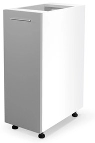 VENTO D-30/82 lower cabinet, color: white / light grey DIOMMI V-UA-VENTO-D-30/82-J.POPIEL DIOMMI-60-22790