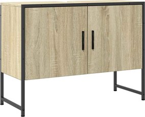 vidaXL Ντουλάπι Μπάνιου Νιπτήρα Sonoma Δρυς 80 x 33 x 60εκ. Επεξ. Ξύλο