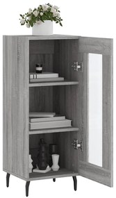 vidaXL Ντουλάπι Γκρι Sonoma 34,5x34x90 εκ. από Επεξεργασμένο Ξύλο