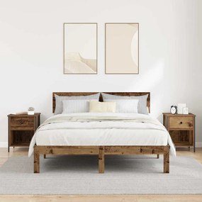 vidaXL Κομοδίνο 2 pcs Παλαιό ξύλο 40 x 42 x 50 cm Επεξεργασμένο ξύλο