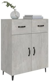 vidaXL Ντουλάπι Γκρι Σκυροδέματος 69,5x34x90 εκ. Επεξεργασμένο Ξύλο
