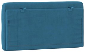 vidaXL Μαξιλάρι για Κεφαλάρι Μπλε 100 εκ. Βελούδο