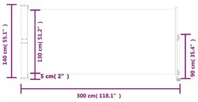 ΣΚΙΑΣΤΡΟ ΠΛΑΪΝΟ ΣΥΡΟΜΕΝΟ ΒΕΡΑΝΤΑΣ ΓΚΡΙ 140 X 300 ΕΚ. 317834