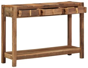 vidaXL Κονσόλα Τραπέζι 107x33x76 εκ. Μασίφ Ξύλο Ανακυκλωμένο