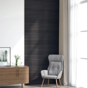 vidaXL Πάνελ τοίχου 8 pcs Ανθρακί 60,5 x 60 εκ.