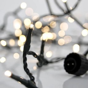 Χριστουγεννιάτικα Λαμπάκια 300 Led Σε Σειρά 18.1μ Σταθερά Daylight Επεκτεινόμενο Eurolamp 600-11314
