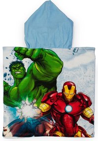 Παιδικό Πόντσο (50x100) Dimcol Avengers 40 Ice Blue