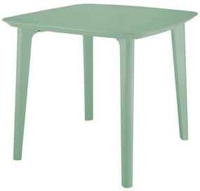 Τραπέζι κήπου PP Muhler HPC8841 1001786, 85x85x75 cm, Ελαφριά και σταθερή κατασκευή, Ανοιχτό πράσινο