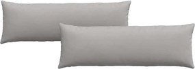 vidaXL Μαξιλάρι Καναπέ 2 pcs Σκίουρος Γκρί 120 x 40 cm ύφασμα
