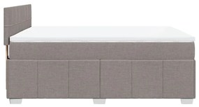 ΚΡΕΒΑΤΙ BOXSPRING ΜΕ ΣΤΡΩΜΑ TAUPE 140X200 ΕΚ. ΥΦΑΣΜΑΤΙΝΟ 3287095