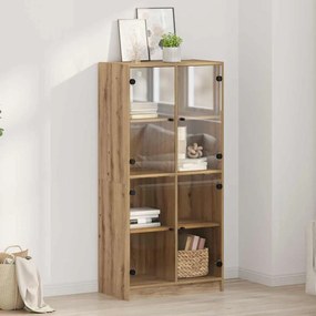vidaXL Highboard Artisan Oak 68 x 37 x 142 εκ Επεξεργασμένο ξύλο