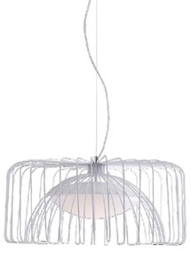 Φωτιστικό Οροφής Cougar LED-COUGAR-BCO White Metal